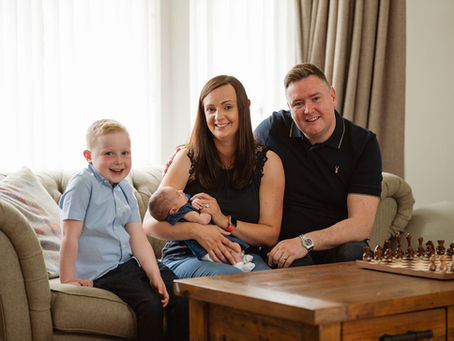 At Home Newborn Baby Photography Session : Newton Mearns Glasgow